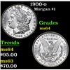Image 1 : 1900-o . . Morgan Dollar $1 Grades Choice Unc