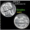 Image 1 : 1954-p . . Jefferson Nickel 5c Grades Choice Unc