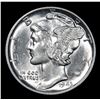 Image 2 : 1943-p . . Mercury Dime 10c Grades Choice Unc