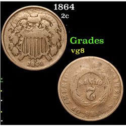 1864 . . Two Cent Piece 2c Grades vg, very good