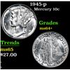 Image 1 : 1945-p . . Mercury Dime 10c Grades Choice+ Unc