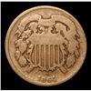 Image 2 : 1864 . . Two Cent Piece 2c Grades vg+