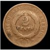 Image 3 : 1864 . . Two Cent Piece 2c Grades vg+