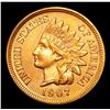 Image 2 : 1907 . . Indian Cent 1c Grades Unc Details