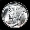 Image 2 : 1945-s . . Mercury Dime 10c Grades Choice Unc