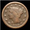 Image 2 : 1848 . . Braided Hair Large Cent 1c Grades vg, very good