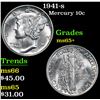 Image 1 : 1941-s . . Mercury Dime 10c Grades GEM+ Unc