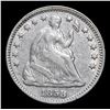 Image 2 : 1858-p . . Seated Liberty Half Dime 1/2 10c Grades vf++