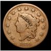 Image 2 : 1834 . . Coronet Head Large Cent 1c Grades f+