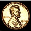 Image 2 : 1960 proof Coin . Lincoln Cent 1c Grades Gem++ Proof Red