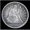 Image 2 : 1862-p . . Seated Liberty Quarter 25c Grades vf++