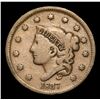 Image 2 : 1837 H38 . Coronet Head Large Cent 1c Grades vf, very fine