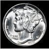Image 2 : 1939-p . . Mercury Dime 10c Grades GEM++ Unc