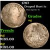 Image 1 : 1797 Plain edge Rev '95 . Draped Bust Large Cent 1c Grades ag