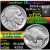 Image 1 : ***Auction Highlight*** 1924-s . . Buffalo Nickel 5c Graded vf+ By USCG (fc)