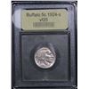 Image 2 : ***Auction Highlight*** 1924-s . . Buffalo Nickel 5c Graded vf+ By USCG (fc)