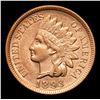 Image 3 : ***Auction Highlight*** 1893 . . Indian Cent 1c Graded Choice+ Unc RD By USCG (fc)