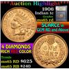 Image 1 : ***Auction Highlight*** 1906 . . Indian Cent 1c Graded GEM Unc RD By USCG (fc)