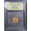 Image 2 : ***Auction Highlight*** 1906 . . Indian Cent 1c Graded GEM Unc RD By USCG (fc)