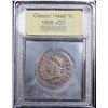 Image 2 : ***Auction Highlight*** 1808 Classic Head Large Cent 1c Graded vf, very fine By USCG (fc)