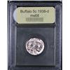 Image 2 : ***Auction Highlight*** 1938-d . . Buffalo Nickel 5c Graded GEM+++ Unc By USCG (fc)