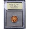 Image 2 : ***Auction Highlight*** 1902 Proof Coin . Indian Cent 1c Graded Gem+ Proof Red Cameo By USCG (fc)