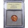 Image 2 : ***Auction Highlight*** 1910-p . . Lincoln Cent 1c Graded GEM+ Unc RD By USCG (fc)