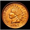 Image 2 : 1907 . . Indian Cent 1c Grades Choice Unc RD