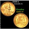 Image 1 : 1936-s . . Lincoln Cent 1c Grades Choice Unc RD