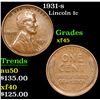 Image 1 : 1931-s Key Date . Lincoln Cent 1c Grades xf+