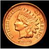 Image 3 : ***Auction Highlight*** 1889 . . Indian Cent 1c Graded Choice Unc RD By USCG (fc)