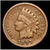 Image 2 : 1897 1 in Neck . Indian Cent 1c Grades vf+