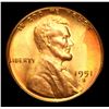 Image 2 : 1951-s . . Lincoln Cent 1c Grades Choice Unc RD