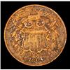 Image 3 : *Auction Highlight* 1864 Shipwreck Coin SS Sherman Two Cent Piece 2c Graded AU Details By USCG (fc)