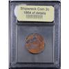 Image 2 : *Auction Highlight* 1864 Shipwreck Coin SS Sherman Two Cent Piece 2c Graded xf details By USCG (fc)