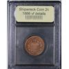 Image 2 : *Auction Highlight* 1865 Shipwreck Coin SS Sherman Two Cent Piece 2c Graded Unc Details By USCG (fc)