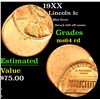 Image 1 : 19XX Mint Error Struck 50% off center Lincoln Cent 1c Grades Choice Unc RD