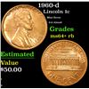 Image 1 : 1960-d Mint Error 9-6 Joined Lincoln Cent 1c Grades Choice+ Unc RB
