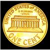 Image 3 : 1961 Proof Coin . Lincoln Cent 1c Grades Gem++ Proof Red