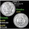 Image 1 : 1886-o Key Date . Morgan Dollar $1 Grades Choice AU