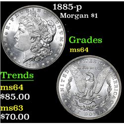 1885-p . . Morgan Dollar $1 Grades Choice Unc