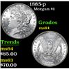 Image 1 : 1885-p . . Morgan Dollar $1 Grades Choice Unc