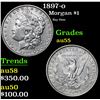 Image 1 : 1897-o Key Date . Morgan Dollar $1 Grades Choice AU