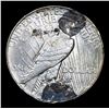Image 3 : 1925-p Rainbow Toned . Peace Dollar $1 Grades Unc Details