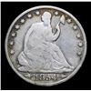 Image 2 : 1854-o . . Seated Half Dollar 50c Grades vf+