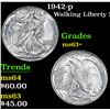 Image 1 : 1942-p . . Walking Liberty Half Dollar 50c Grades Select+ Unc