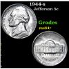 Image 1 : 1944-s . . Jefferson Nickel 5c Grades Choice+ Unc