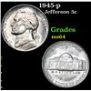 Image 1 : 1945-p . . Jefferson Nickel 5c Grades Choice Unc