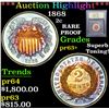 Image 1 : 1868 . . Two Cent Piece 2c Graded Select+ Proof by USCG