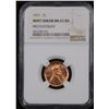 Image 2 : NGC 1971-p Mint Error 'Broadstruck' . . Lincoln Cent 1c Graded ms65 RD by NGC